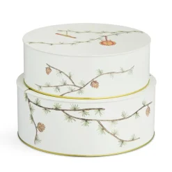 2 Botes de navidad Hammershøi, blanco