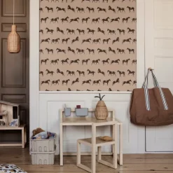 2 Cajas de almacenaje de cartón con tapa Ferm, marrón