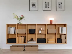 3 Cajas de almacenamiento Pulp 15x23 cm, Black