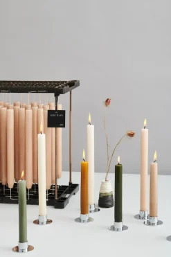 2 Candelabros ester & erik brillante, acero inoxidable