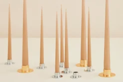 2 Candelabros ester & erik brillante, Oro