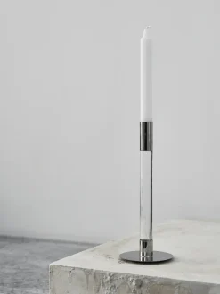 2 Candelabros Lumiere 26,5 cm, transparente