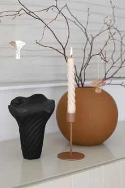 4 Colgantes decorativos Fungi, Latón