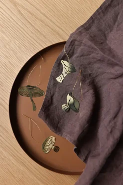 4 Colgantes decorativos Fungi, Latón