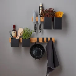 2 Ganchos Flex Hooks, negro