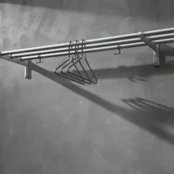 3 Perchas Triangel, cromo