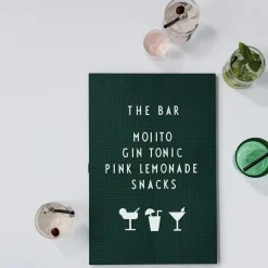 20 piezas Party Icons para tablón de letras, negro