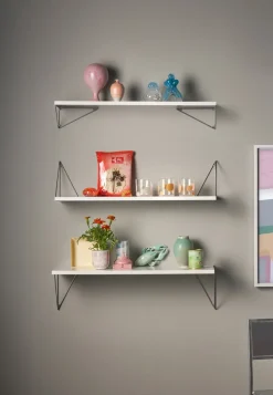 2 Soportes para balda Pythagoras, cromo