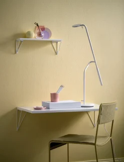 2 Soportes para balda Pythagoras, blanco