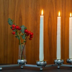 5 Tubos de vidrio para candelabro Constella, transparente