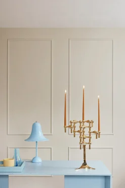 6 Velas cónicas STOFF de ester & erik, Amber