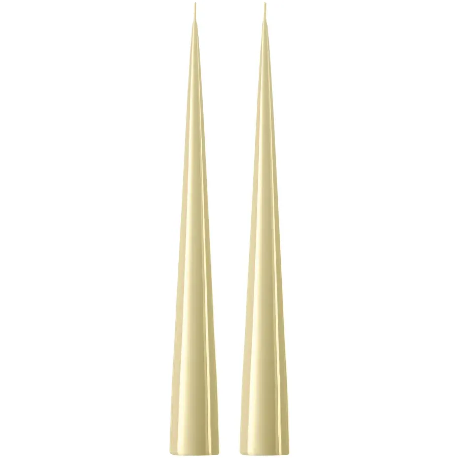 2 Velas ester & erik 37 cm lacado, Buttermilk 17-0