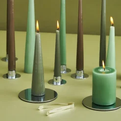 2 Velas ester & erik 37 cm lacado, Eucalyptus 66