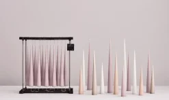 2 Velas ester & erik 37 cm mate, Melon sorbet 19