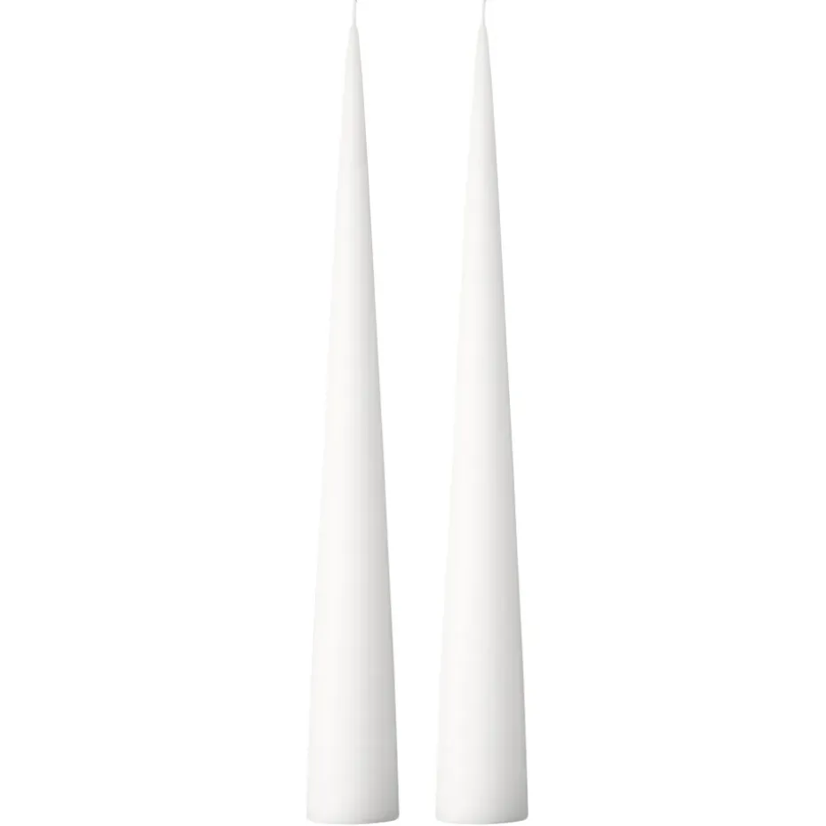 2 Velas ester & erik 37 cm mate, Pure white 31