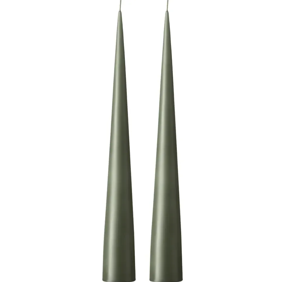 2 Velas ester & erik 37 cm mate, Green soil 70