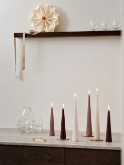 2 Velas ester & erik 37 cm mate, Winter rose 84