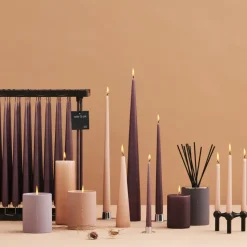 2 Velas ester & erik 37 cm mate, Ice latte 11