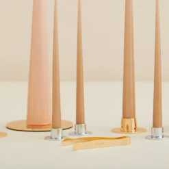 2 Velas ester & erik 37 cm mate, Ice latte 11