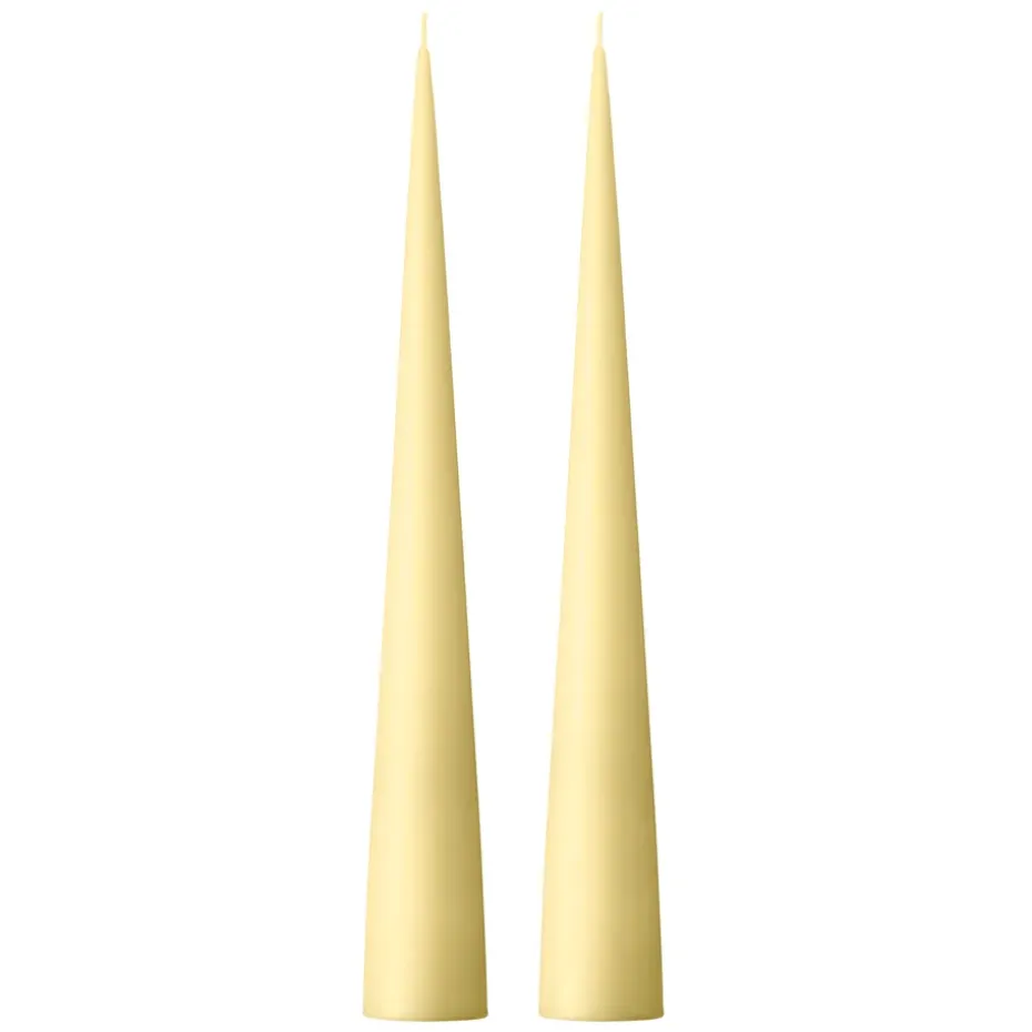 2 Velas ester & erik 37 cm mate, Buttermilk 17