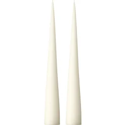 2 Velas ester & erik 37 cm mate, Ivory 06
