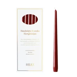 6 Velas Herrgårdsljus 30 cm, Borgoña brillo