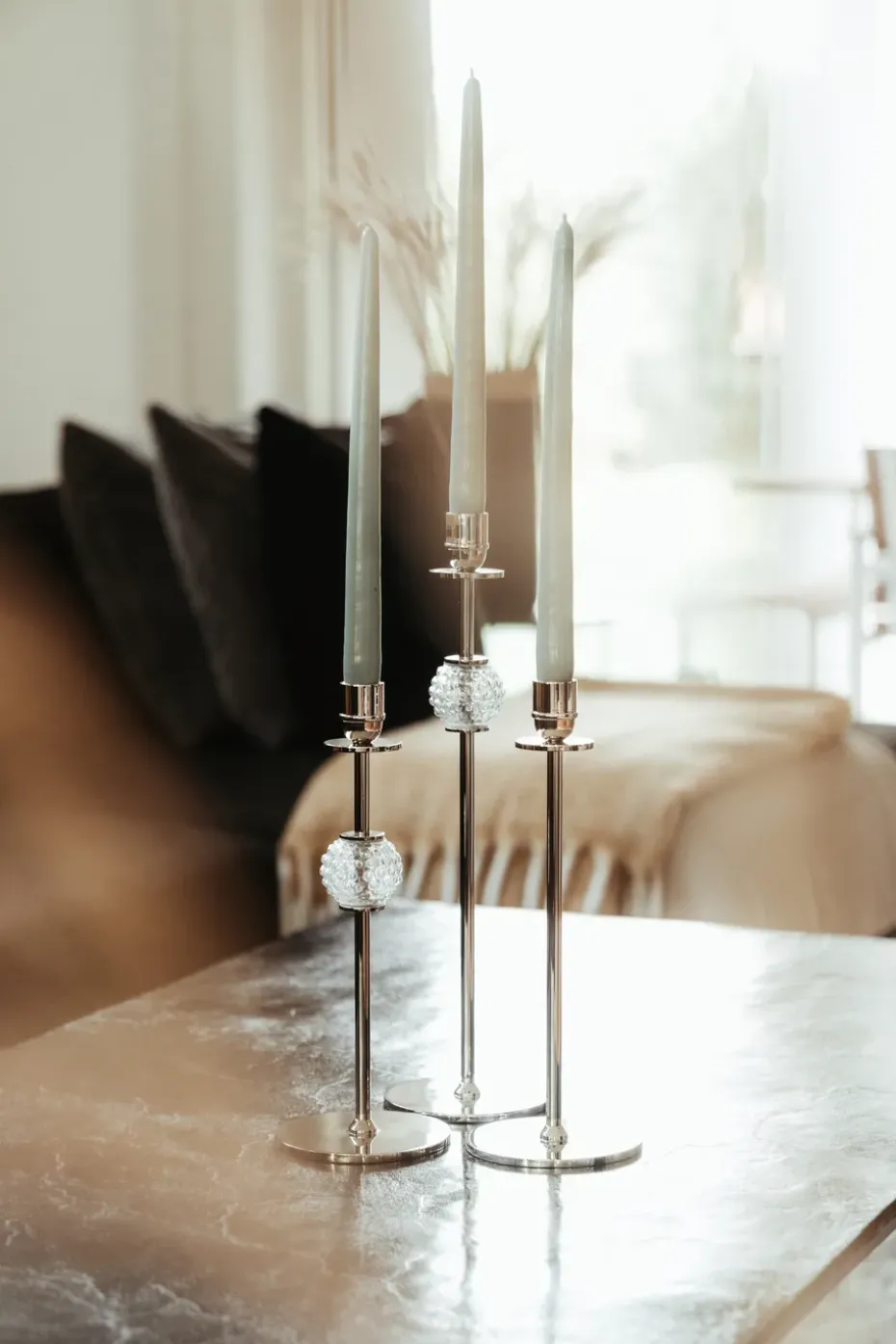 6 Velas Herrgårdsljus 30 cm, Eucalipto