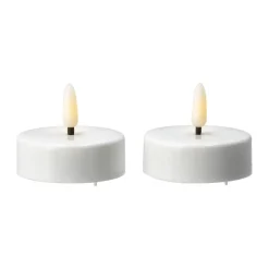 2 Velas LED Bright Ø5,8 cm, White