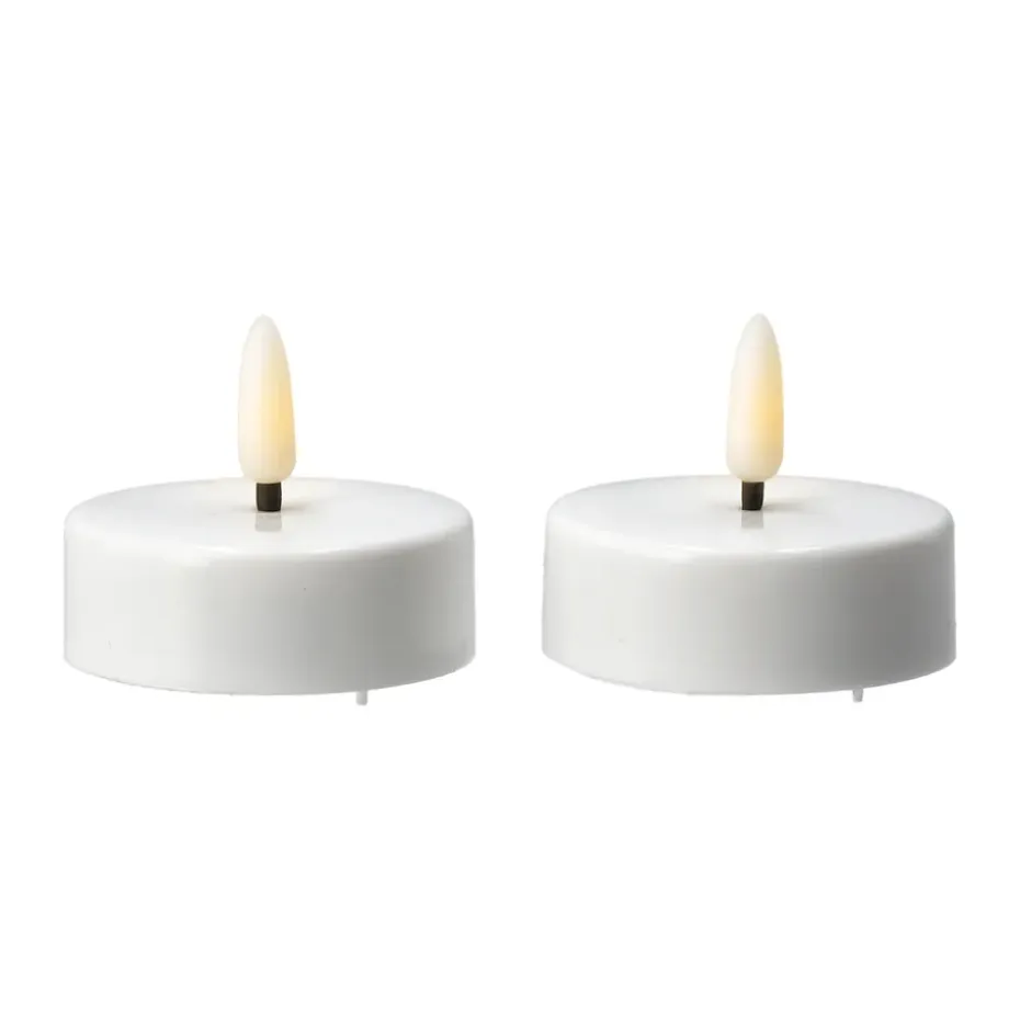 2 Velas LED Bright Ø5,8 cm, White