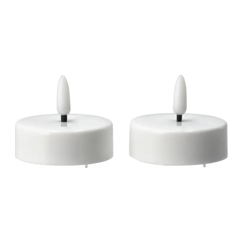 2 Velas LED Bright Ø5,8 cm, White