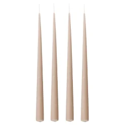 4 Velas Velvet, gris