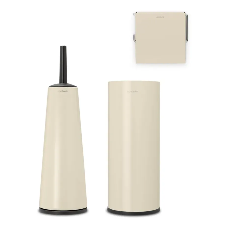 Accesorios de baño Brabantia ReNew 3 piezas, Soft Beige