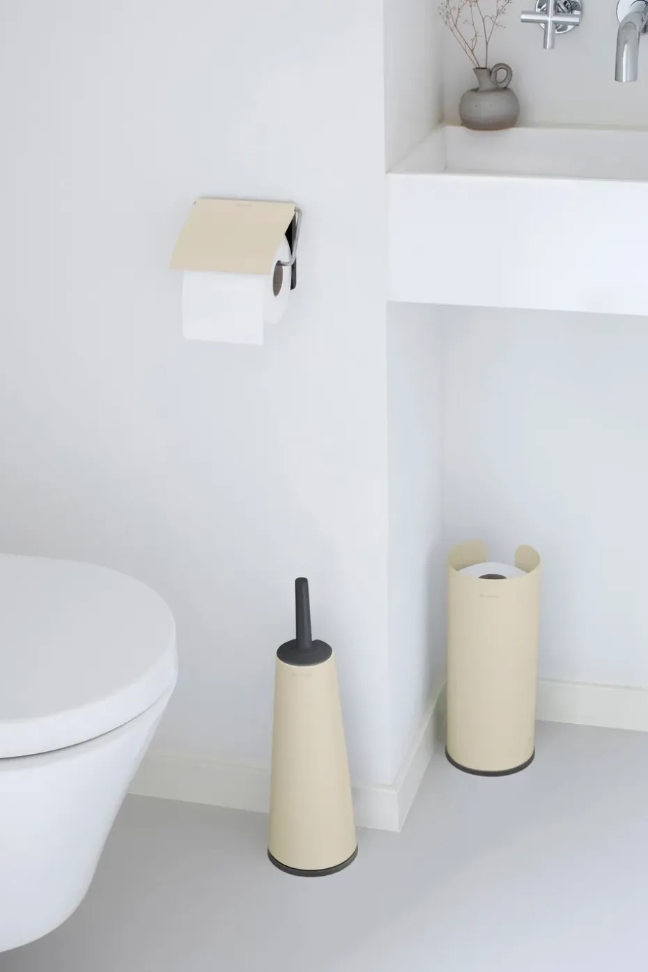 Accesorios de baño Brabantia ReNew 3 piezas, Soft Beige