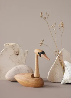 Adorno cisne The Swan, Roble