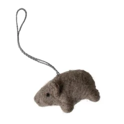 Adorno colgante Hanging pig, Beige