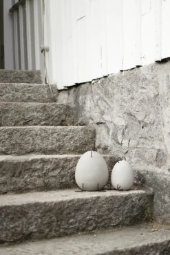 Adorno de pascua Heavy Hen hormigón, grande