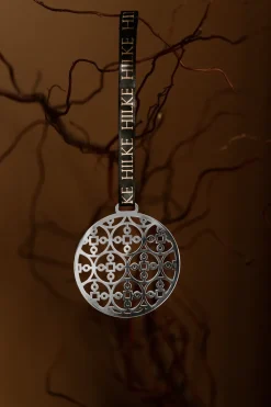 Adorno de árbol Anima Gemella 2, Latón niquelado