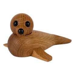 Adorno foca bebé, Roble