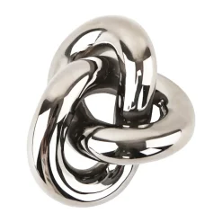 Adorno Knot Table small, Light Silver