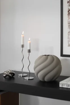 Adorno Knot Table small, Light Silver