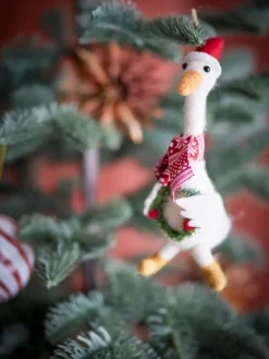 Adorno navideño Arlo 22 cm, Blanco