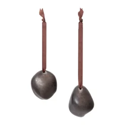 Adorno navideño Bellure 7 cm 2 piezas, Rustic Bronze