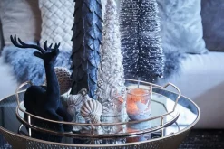 Adorno navideño Norille 12 cm, Mörkgrå