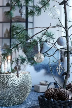 Adorno navideño Norille 12 cm, Mörkgrå