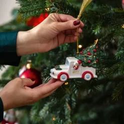 Adorno navideño, pick up Christmas Classics, Blanco