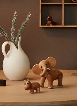 Adorno Ollie elefante, Roble-arce