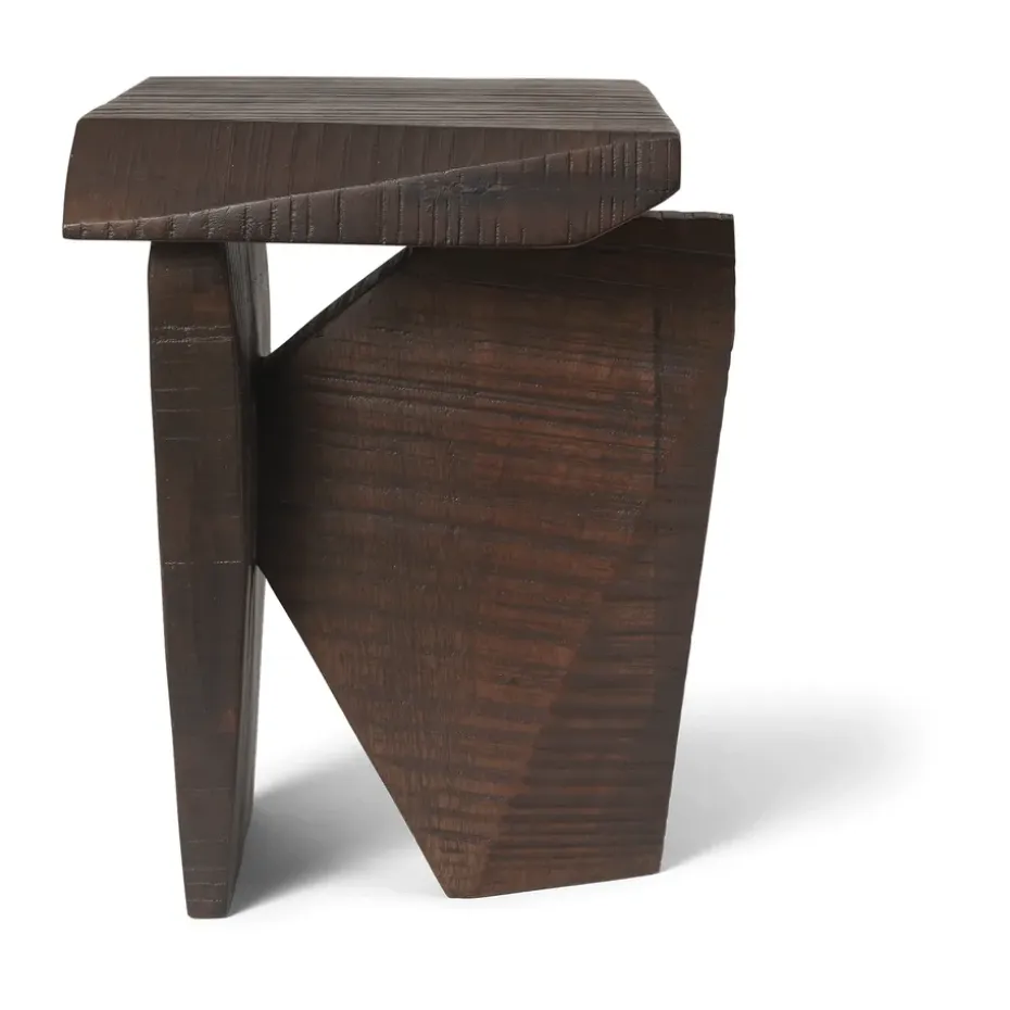 Adorno Silva Piece, Dark stained mango wood
