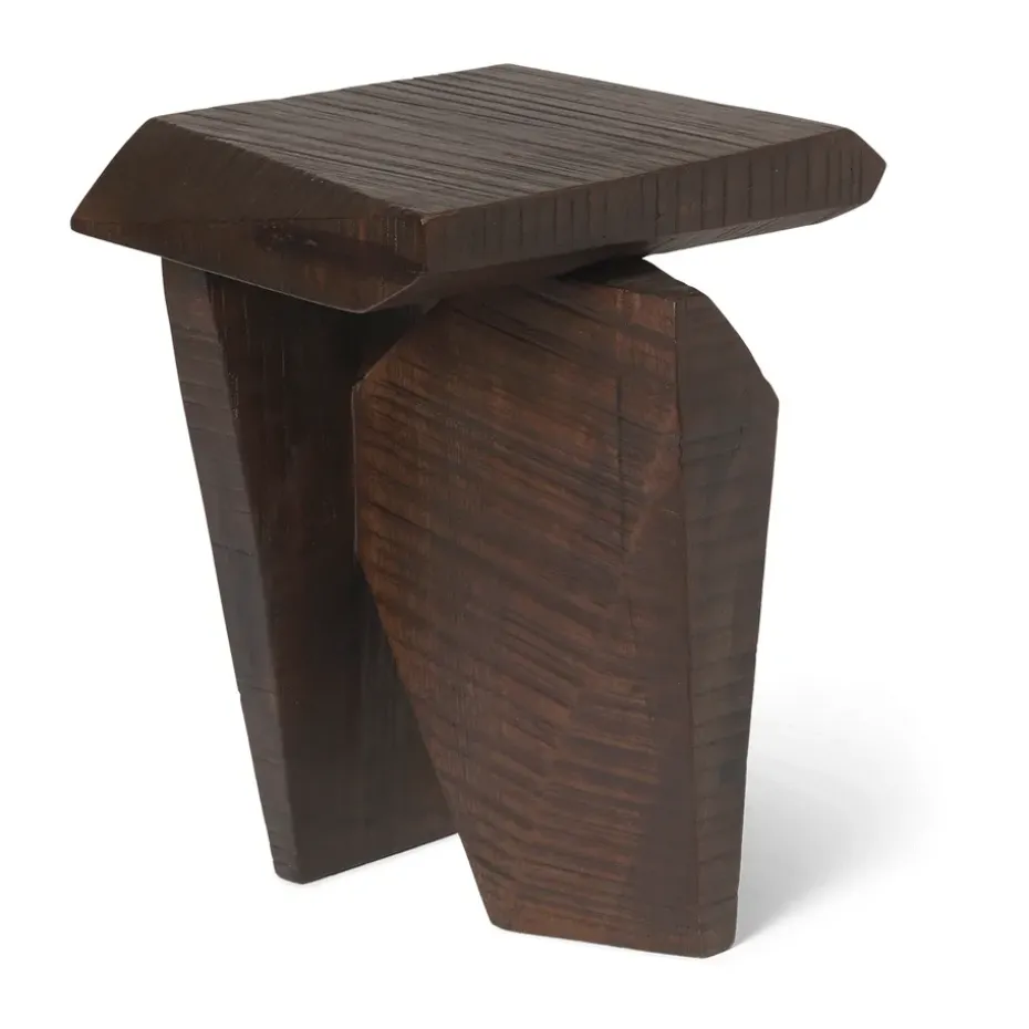 Adorno Silva Piece, Dark stained mango wood