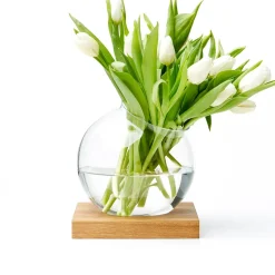 Adorno Space, Roble aceitado, vidrio