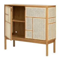 Aparador Air, Roble, 120x110 cm, con patas